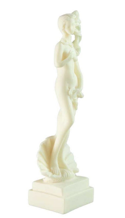 Statue de La Naissance de Vénus en Albâtre – Sculpture Inspirée de Botticelli
