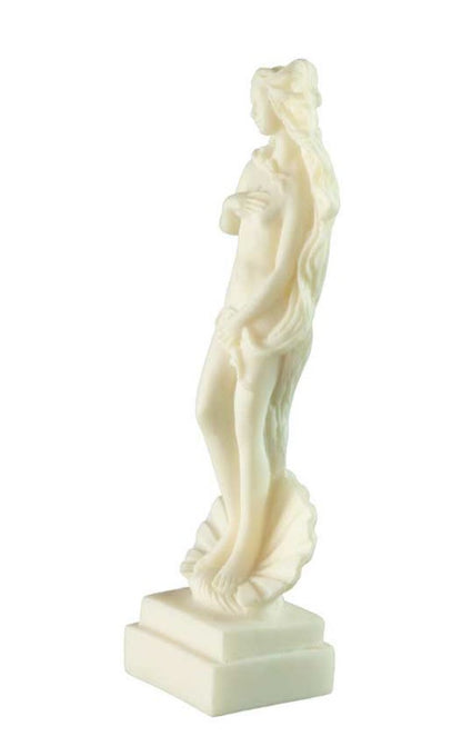 Statue de La Naissance de Vénus en Albâtre – Sculpture Inspirée de Botticelli
