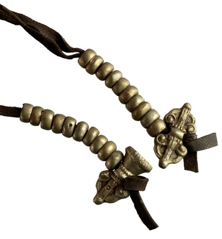 Compteur de prières à mala tibétain – Accessoire spirituel en métal artisanal du Népal