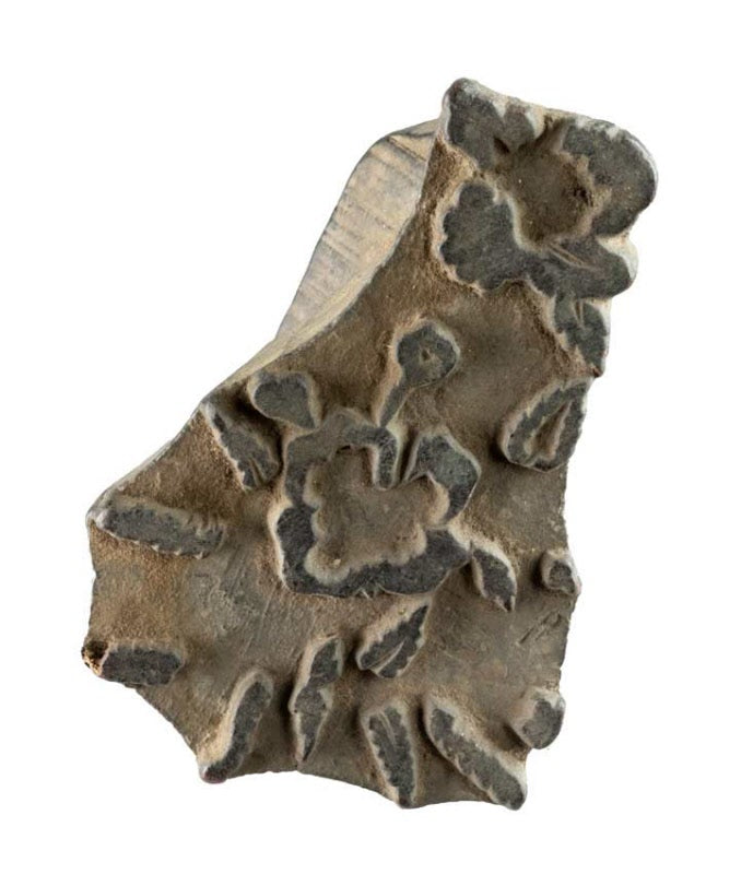 Tampon Bois Indien Ancien Block Print pour Impression Textile