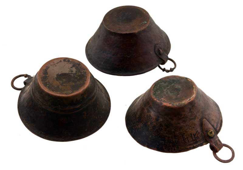 Anciennes Mesures à Céréales en Cuivre – Mesures Traditionnelles de l’Himalaya