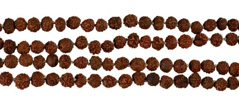 Rudraksha Japa Mala Décoratif – Collier En Graines Pour Temple Et Statue