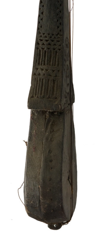 Dranyen Tungna Ancien à Tête de Cheval – Instrument de Musique Népalais 59 cm