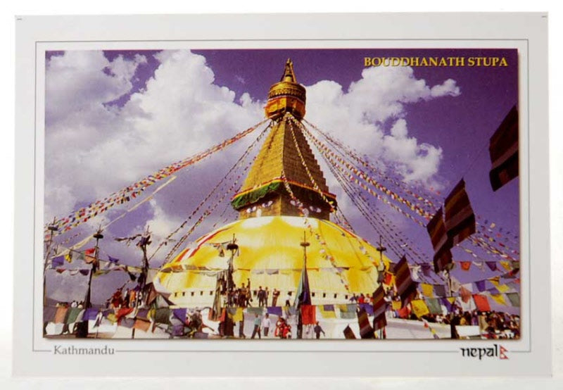 Carte Postale Boudhanath Stupa – Trésor Spirituel Du Népal