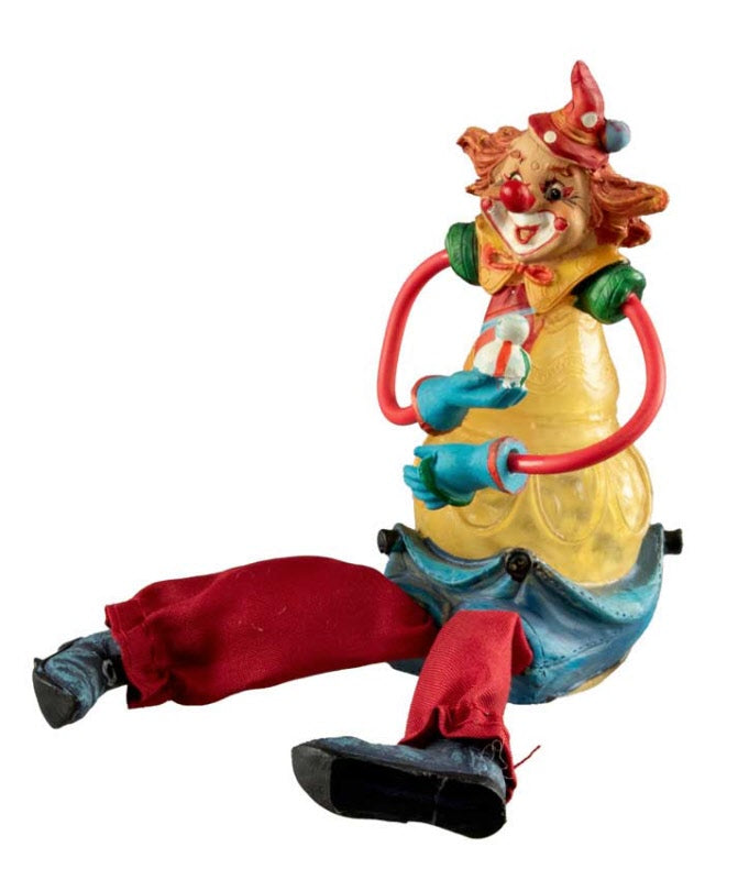 Figurine Lutin Clown – Décoration Cirque Traditionnel en Résine