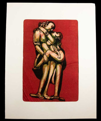 Tenture Kamasutra Batik – Art Érotique Indien