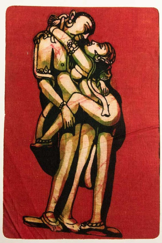 Tenture Kamasutra Batik – Art Érotique Indien