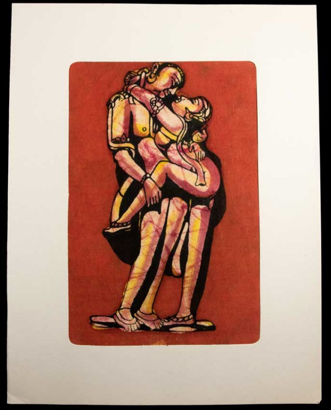 Tenture Kamasutra Batik – Art Érotique Indien