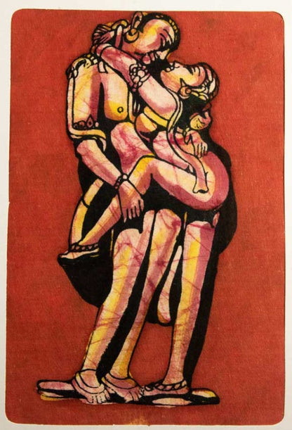 Tenture Kamasutra Batik – Art Érotique Indien