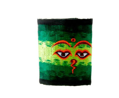 Portefeuille Yeux de Bouddha Népal – Artisanat Bouddhiste