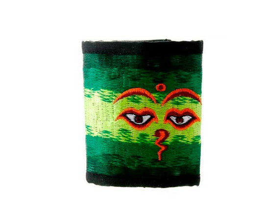 Portefeuille Yeux de Bouddha Népal – Artisanat Bouddhiste