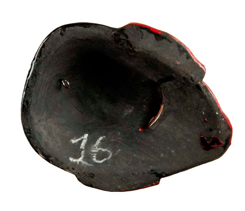 Masque Joker Rouge Danse Cham Bouddhiste – Bois Du Népal