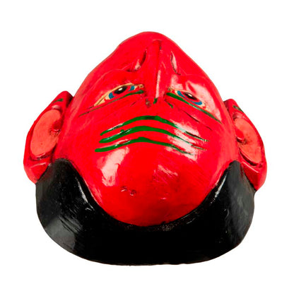 Masque Joker Rouge Danse Cham Bouddhiste – Bois Du Népal