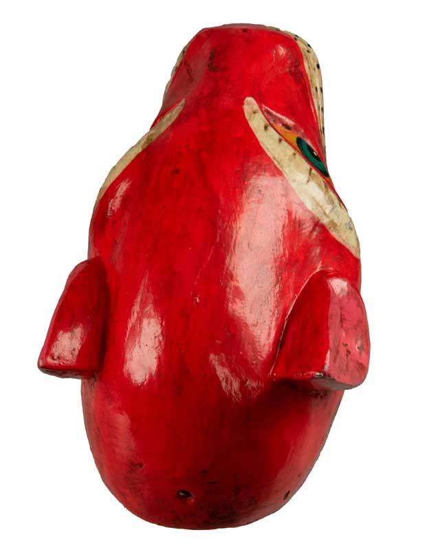 Masque Chien Rouge Danse Rituelle Bouddhiste – Népal