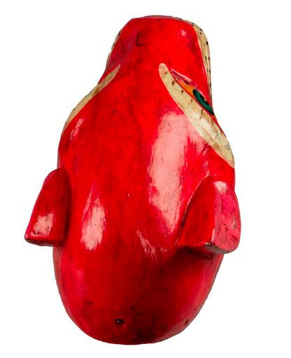 Masque Chien Rouge Danse Rituelle Bouddhiste – Népal