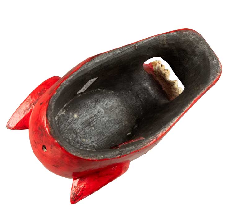 Masque Chien Rouge Danse Rituelle Bouddhiste – Népal