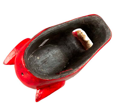 Masque Chien Rouge Danse Rituelle Bouddhiste – Népal