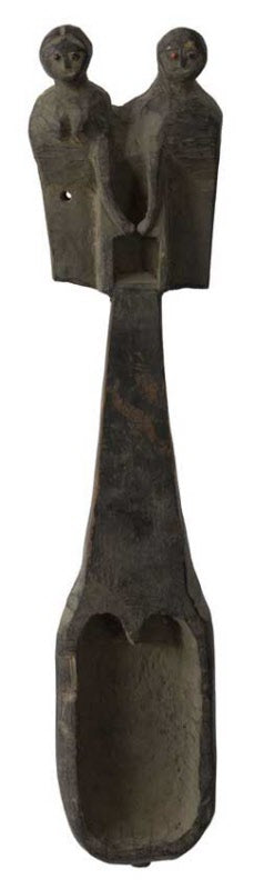 Dhodro Banam Santhal – Vièle Anthropomorphe Sarangi Ancienne 59 cm