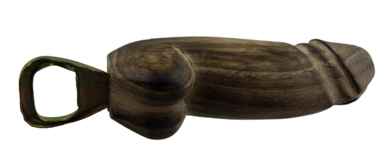 Décapsuleur Zizi En Bois De Suar – Objet Insolite Artisanal D’Indonésie