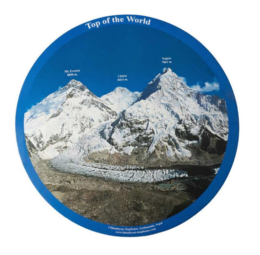 Coussin pour Bol Tibétain « Toit du Monde Himalaya » – Support Antidérapant du Népal