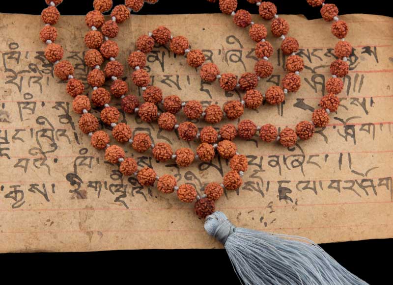 Sautoir Collier Mala Rudraksha – Chapelet Spirituel Du Népal