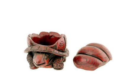 Boîte À Bijoux Tortue En Résine – Vide-Poche Décoratif Du Népal