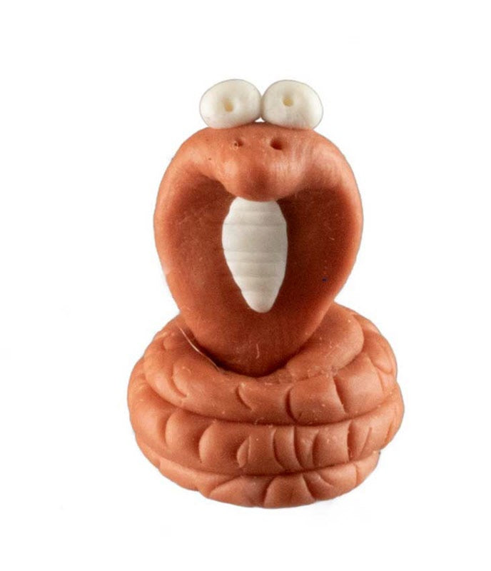 Figurine Miniature Cobra – Artisanat Thaïlandais en Pâte Polymère