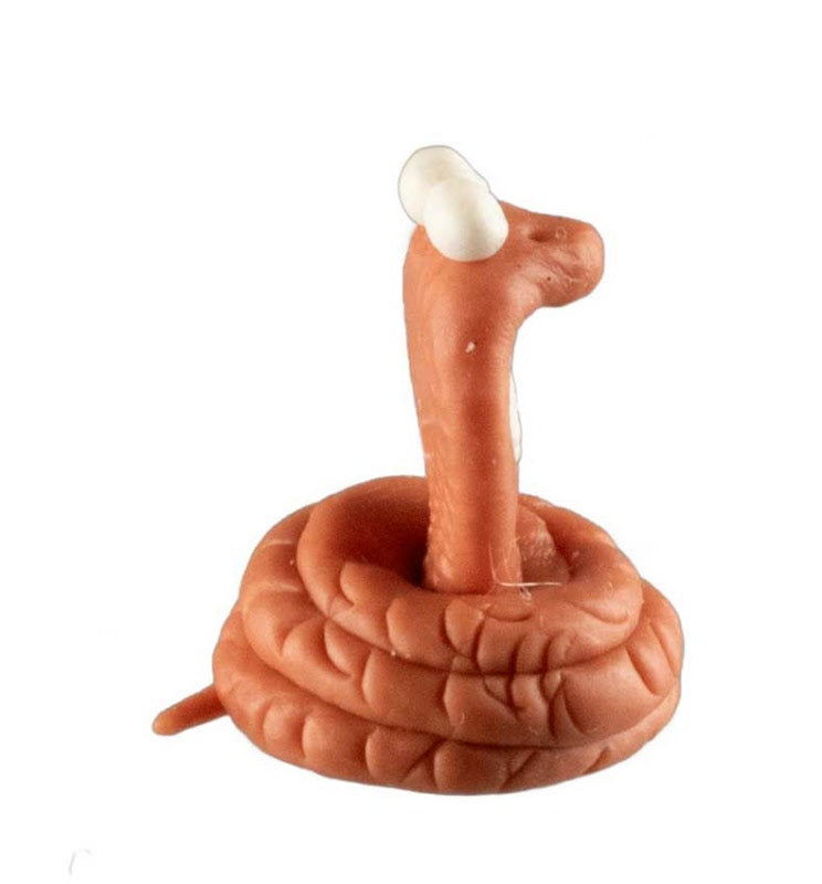 Figurine Miniature Cobra – Artisanat Thaïlandais en Pâte Polymère