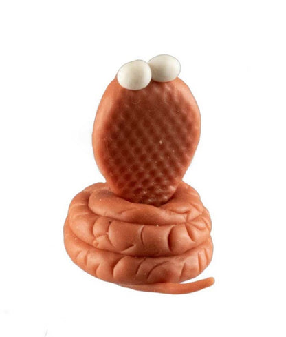 Figurine Miniature Cobra – Artisanat Thaïlandais en Pâte Polymère