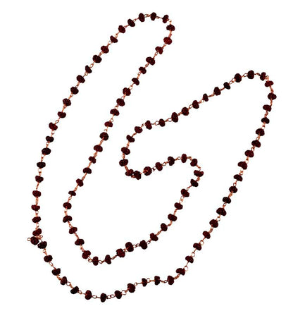 Chapelet Mala Décoratif En Graine De Rudraksha – Collier Pour Statue De Divinité