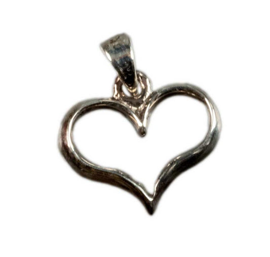 Pendentif Cœur en Argent Massif 925 – Bijou Classique et Intemporel