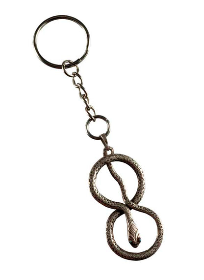 Bijou de Sac Serpent – Porte-Clé en Métal du Népal