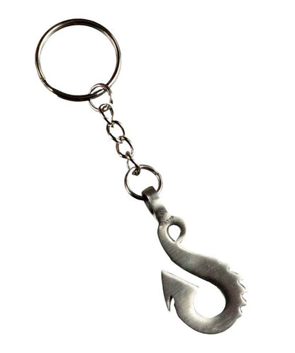 Bijou de Sac ou Porte-Clé Maori Hameçon en Métal – Symbole Océanique