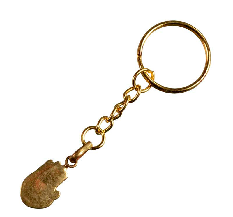 Porte-Clés Main de Bouddha avec Om Sacré – Bijou de Sac Spirituel