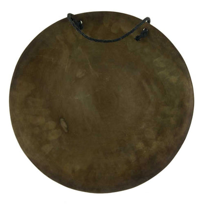 Gong Tibétain Bouddhiste Om Mani Padme Hum Gravé avec Mailloche