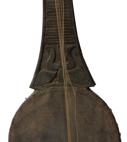 Dranyen Tungna Ancien – Luth Dragon Traditionnel du Népal 73 cm