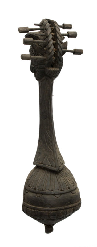 Dranyen Tungna Ancien – Luth Dragon Traditionnel du Népal 73 cm