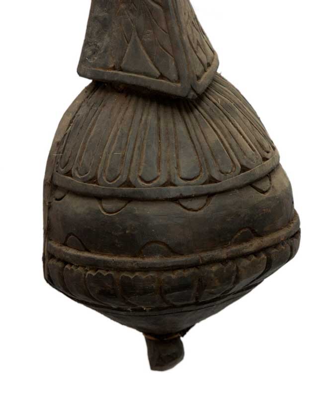 Dranyen Tungna Ancien – Luth Dragon Traditionnel du Népal 73 cm
