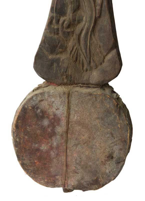 Dranyen Tungna Ancien – Luth Dragon Traditionnel du Népal 63 cm