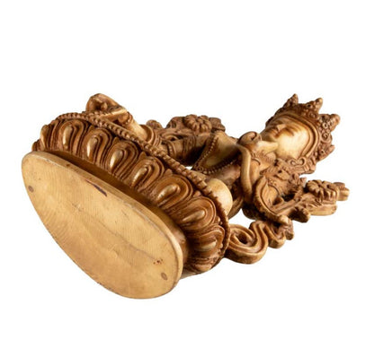 Statue Bouddhiste Tara Verte En Résine – Symbole De Compassion Et De Protection