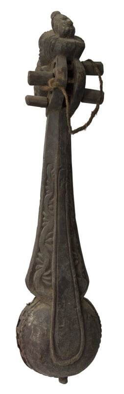 Dranyen Tungna Ancien – Luth Dragon Traditionnel du Népal 63 cm