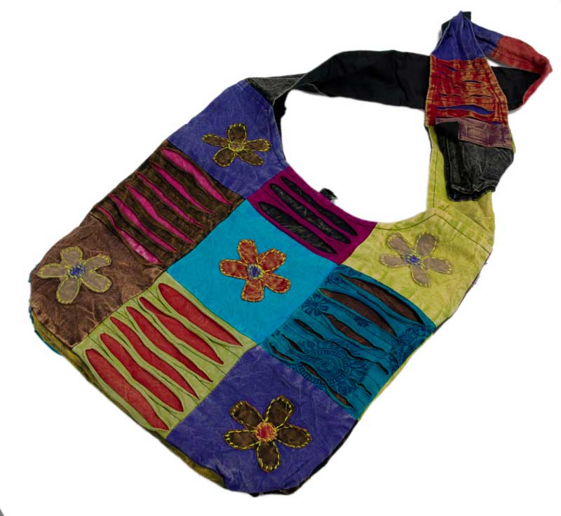Sac À Main En Bandoulière Népalais – Gibecière Ethnique Hippie Baba Cool