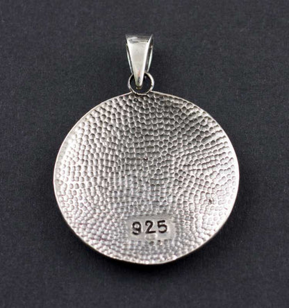 Pendentif sceau de l’Archange Samaël – bijou talisman de protection en argent massif 925