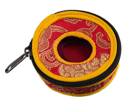 Housse Pour Cymbales Tingsha Tibétaines 78mm  – Brocart Artisanal