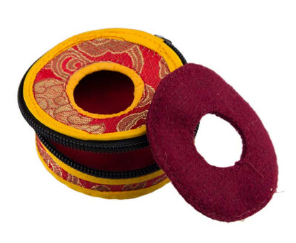 Housse Pour Cymbales Tingsha Tibétaines 78mm  – Brocart Artisanal