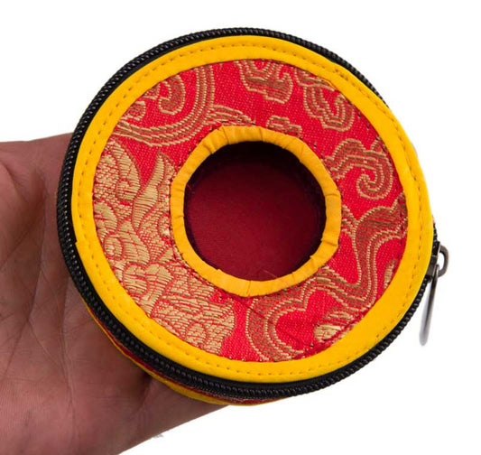 Housse Pour Cymbales Tingsha Tibétaines 100mm – Brocart Artisanal