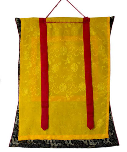 Mandala De Longue Vie Sagesse – Thangka Bouddhiste Du Népal