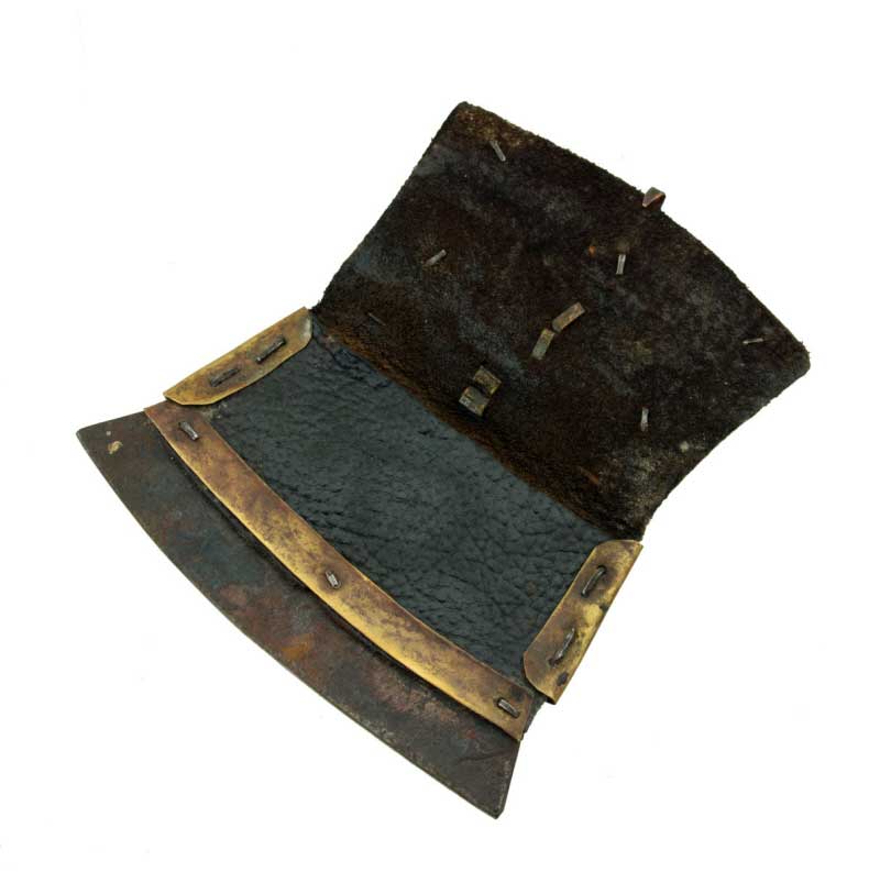 Ancien Briquet à Silex Tibétain en Fer et Laiton