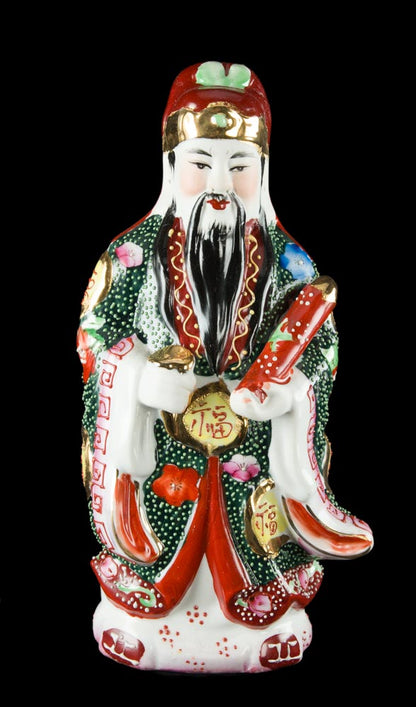 Trois Sages Chinois Fuk Luk Sau – Statuettes en Porcelaine de Chine