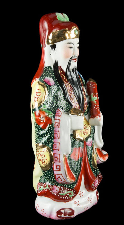 Trois Sages Chinois Fuk Luk Sau – Statuettes en Porcelaine de Chine